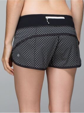 RARE 🦄 Lululemon Run Speed Up Short
Biggy Dot Printed Black Ghost Black 8